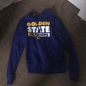 Blue golden gate warriors sweatshirt